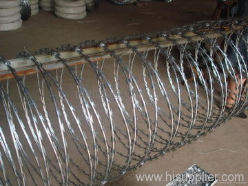 Hot Dipped Galvanized Razor Barbed Wire