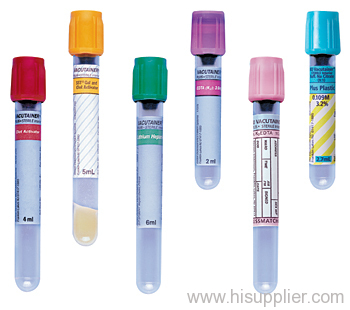 disposable blood collection tubeS