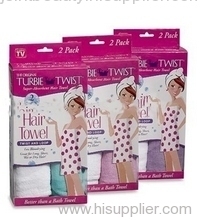 Turbie Twist Hair Towel，bath towel