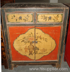 China antique painting cabinet