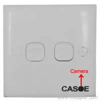 power switch camera with infrared detection