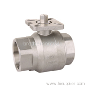 2 piece ball valve