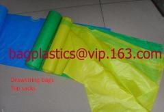 Drawstring bags, top sack, drawtape bags, polythene bags, sacks