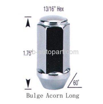 long bulge lug nut