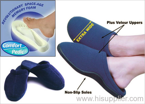 Comfort memory foam slipper