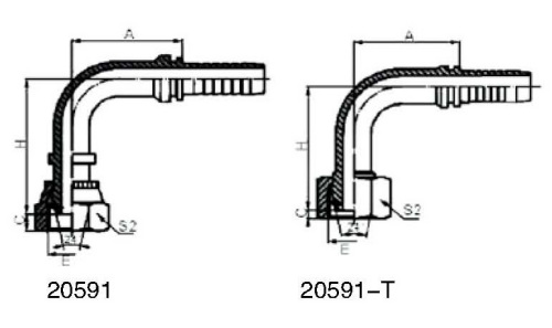 hydraulic tube fitting