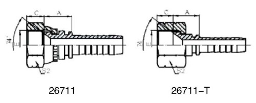 sae hydraulic fitting