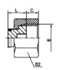 METRIC FEMALE FACE PLUG