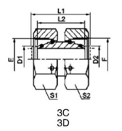 straight tube adapters