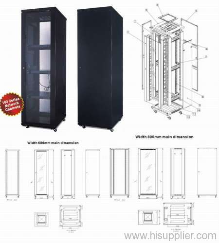 19" Stand Service Network Cabinet (103)