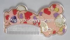 hair comb, cosmetic comb, plastic comb