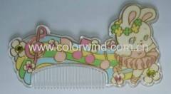 hair comb, cosmetic comb, plastic comb