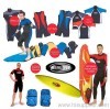 Watersports wetsuits, rash guards