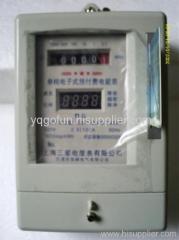 single phase static prepaid energy meter