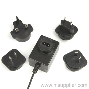 9V1A Power Adapter with four universal plugs