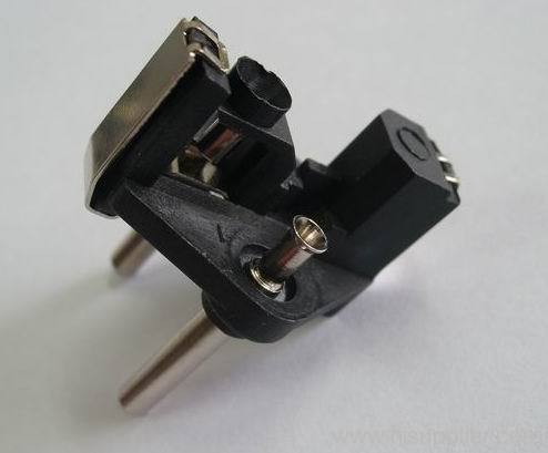 Two-pin plug insert 4.0mm