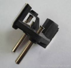 16A plug insert with 4mm brass pins