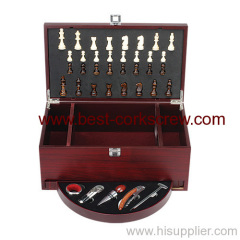 wine sets with chess