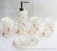 Resin bathroom set