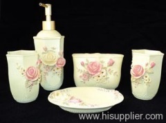 Resin bathroom ware