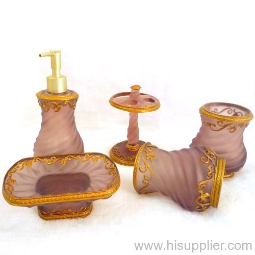 Polyresin bathroom set crafts