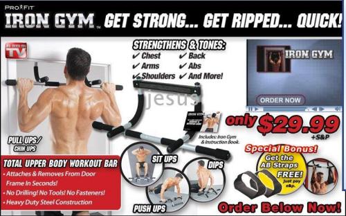 Iron GYM With AB Straps