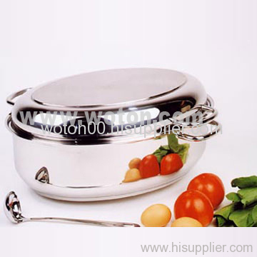Stainless Steel Roaster with Ladle