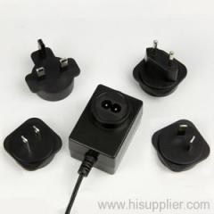 12V1.5A Switching Power Adapter with Multi-plug