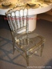 Clear Resin Napoleon Chair