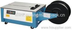 Low table strapping machine