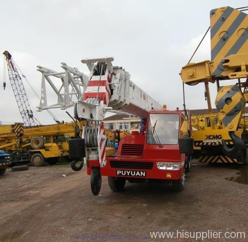 25T PUYUAN Used Truck Crane