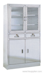 stainless steel hospital cabinet