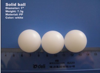plastic solid ball