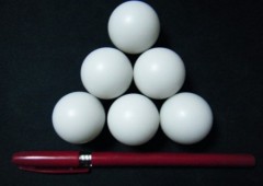 china plastics solid ball