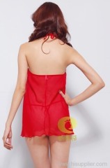 sexy red gown,babydoll