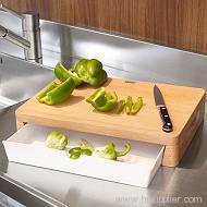 Cut and Collect Cutting Board