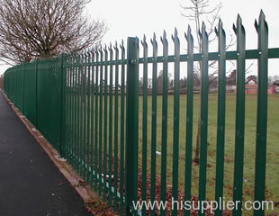 Wrought Iron Palisade Fence