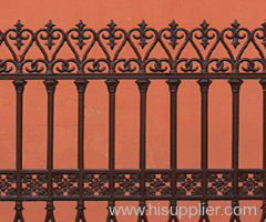 Ornamental metal fencing