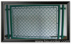 Diamond mesh fences