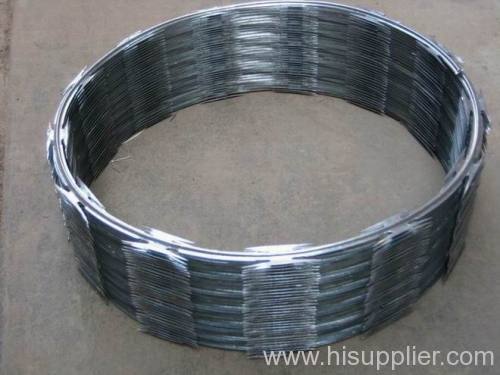 single coil razor barbed wire mesh