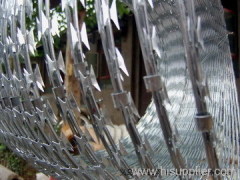 Concertina coils barbed wire