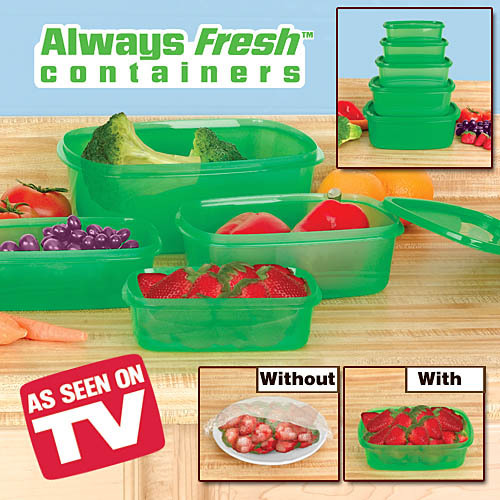 Stay Fresh Green Containers