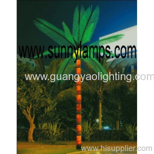 LED coconut palm tree light