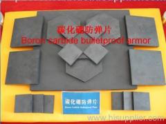 Boron carbide bulletproof armor