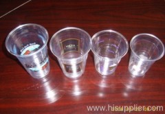 PET plastic cups