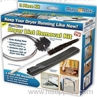 Dryer lint remover Lint removal kit