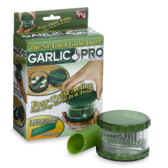 Place garlic tool