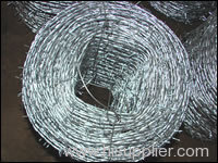 Hot-dip zinc plating barbed wire