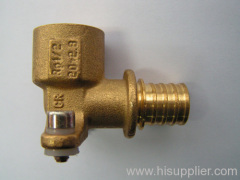 brass(DZR) compression fittings for PEX pipes