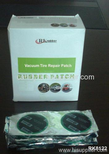 Vacuum tire repair patch